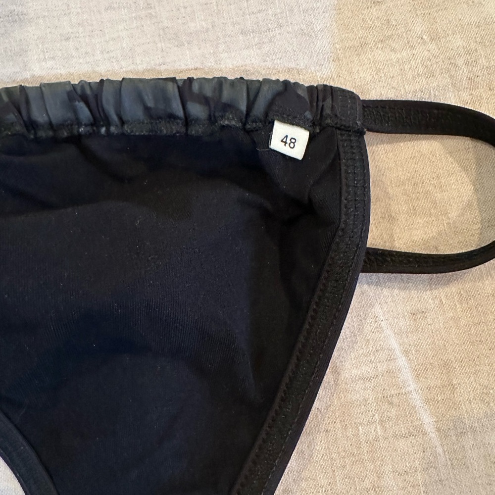 Fendi Black Embossed Monogram Bikini Set - Picture 3 of 8